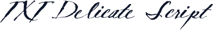 TXT Delicate Script