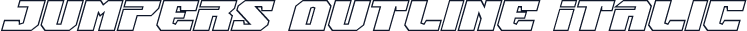 Jumpers Outline Italic
