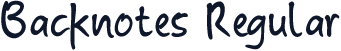 Backnotes Regular