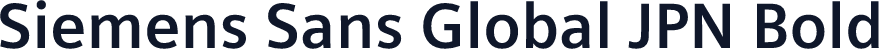 Siemens Sans Global JPN Bold