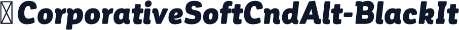 ☞CorporativeSoftCndAlt-BlackIt