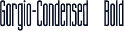 Gorgio-Condensed Bold