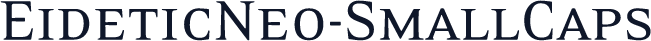 EideticNeo-SmallCaps