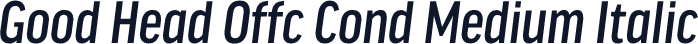 Good Head Offc Cond Medium Italic