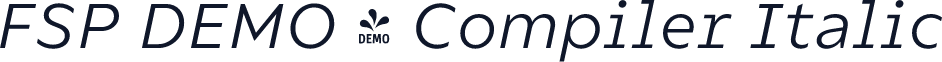 FSP DEMO - Compiler Italic