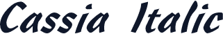 Cassia Italic
