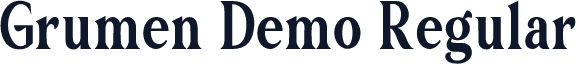 Grumen Demo Regular