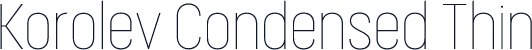 Korolev Condensed Thin