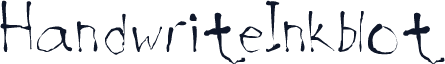 HandwriteInkblot