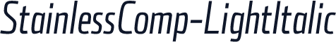 StainlessComp-LightItalic