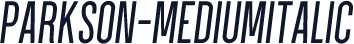 Parkson-MediumItalic