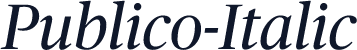 Publico-Italic