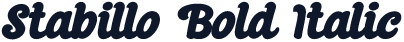 Stabillo Bold Italic