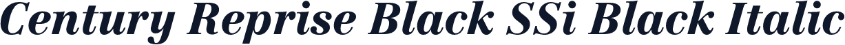 Century Reprise Black SSi Black Italic