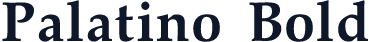 Palatino Bold