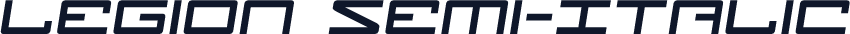 Legion Semi-Italic