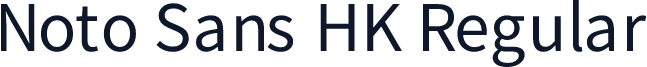 Noto Sans HK Regular