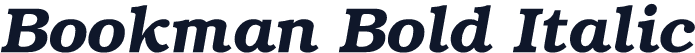 Bookman Bold Italic