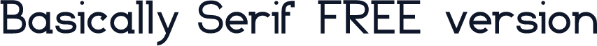 Basically Serif_FREE-version