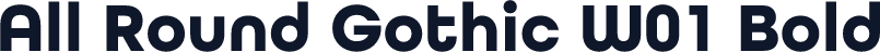All Round Gothic W01 Bold