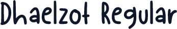 Dhaelzot Regular