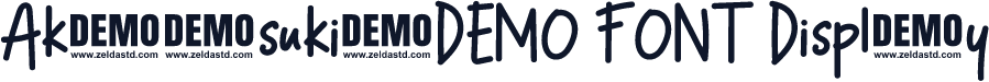 Akatsuki-DEMO FONT Display