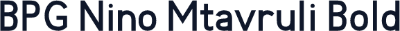 BPG Nino Mtavruli Bold