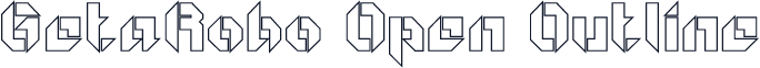 ☞GetaRobo Open Outline