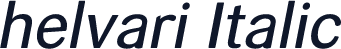 helvari Italic