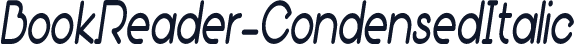 BookReader-CondensedItalic