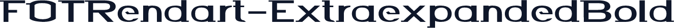 FOTRendart-ExtraexpandedBold