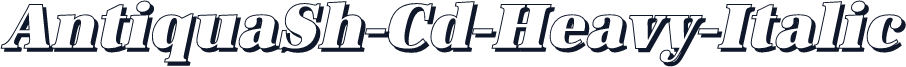 AntiquaSh-Cd-Heavy-Italic