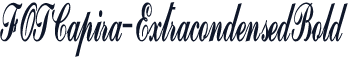 FOTCapira-ExtracondensedBold