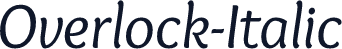 Overlock-Italic