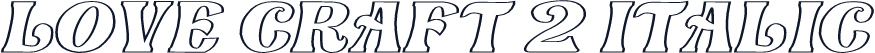 Love Craft 2 Italic