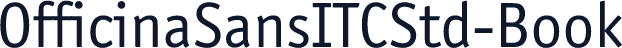 OfficinaSansITCStd-Book