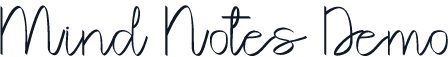 Mind Notes Demo