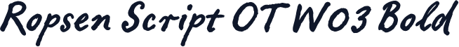 Ropsen Script OT W03 Bold