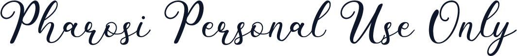 Pharosi Personal Use Only