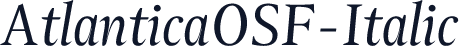 AtlanticaOSF-Italic