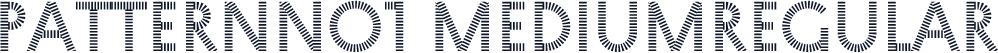 ☞PatternNo1 MediumRegular