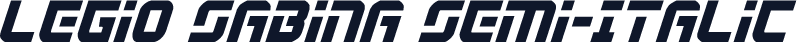 Legio Sabina Semi-Italic