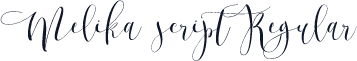 Melika script Regular