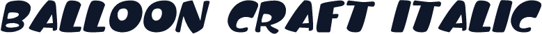 Balloon Craft Italic
