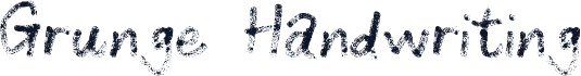 Grunge Handwriting
