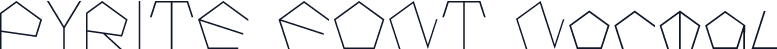 PYRITE FONT Normal