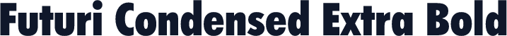 Futuri Condensed Extra Bold