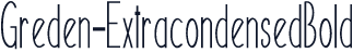 Greden-ExtracondensedBold