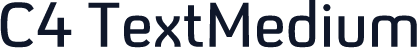 C4 TextMedium