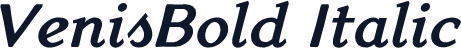 VenisBold Italic